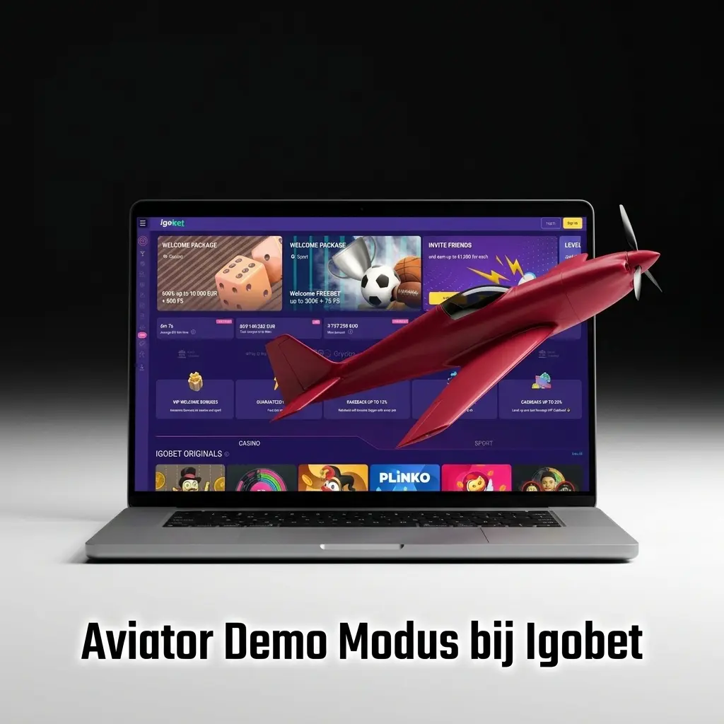 Aviator demomodus scherm met multiplier en cash-out knop
