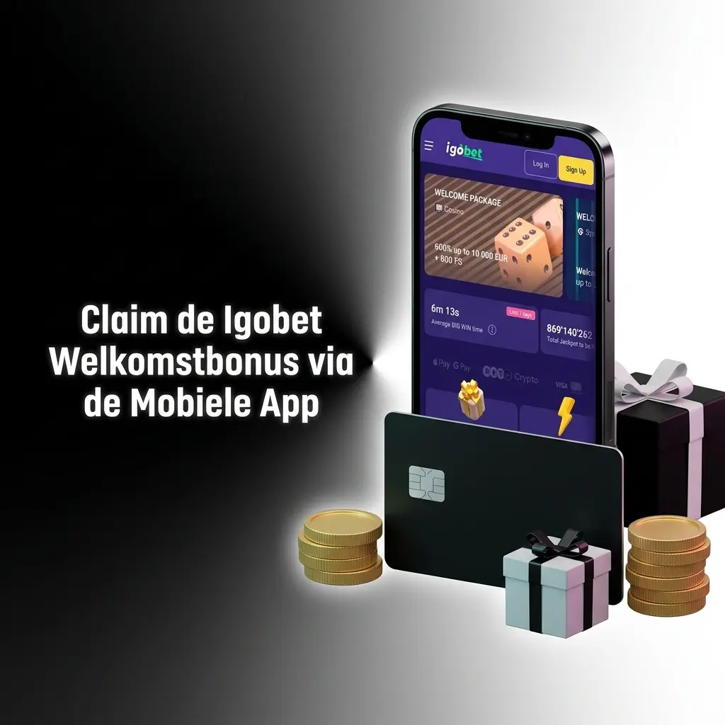 Igobet mobiele app welkomstbonus