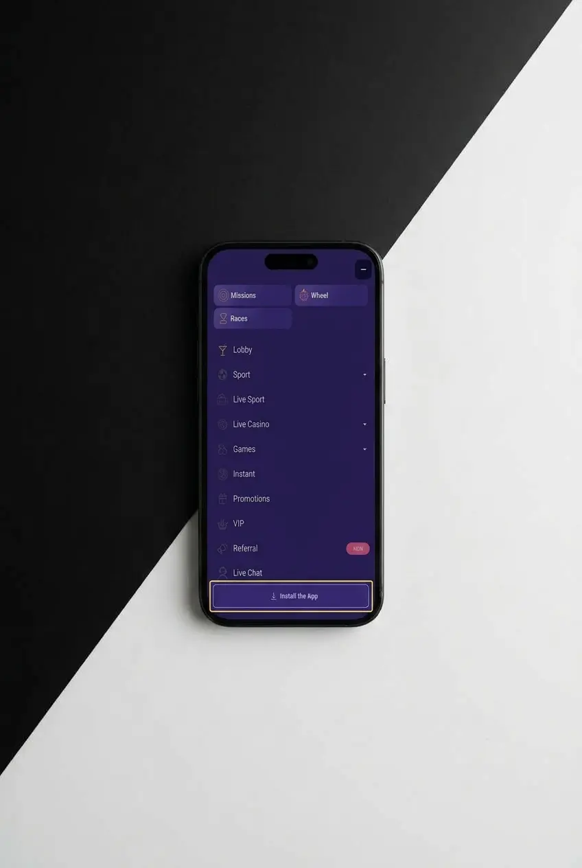 Igobet PWA installeren op Android
