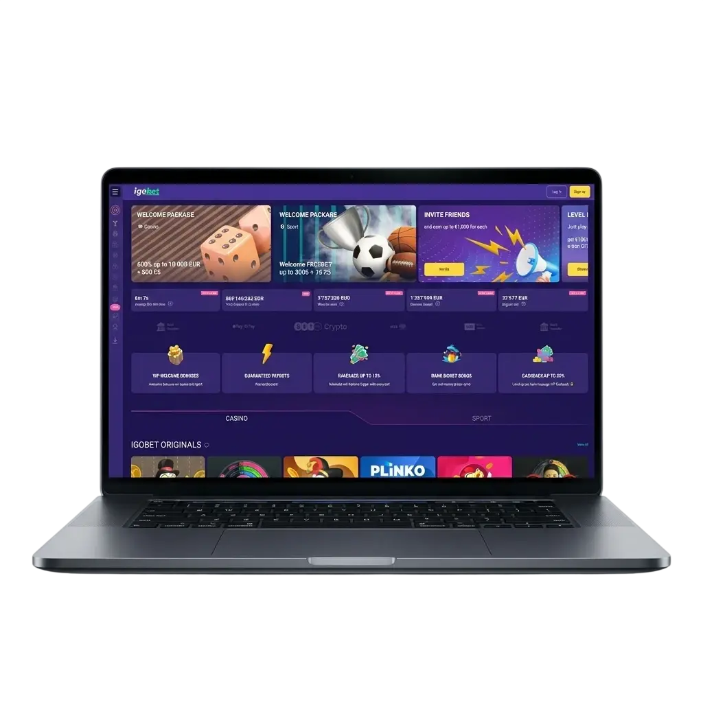 Igobet platform met sportweddenschappen en casinospellen