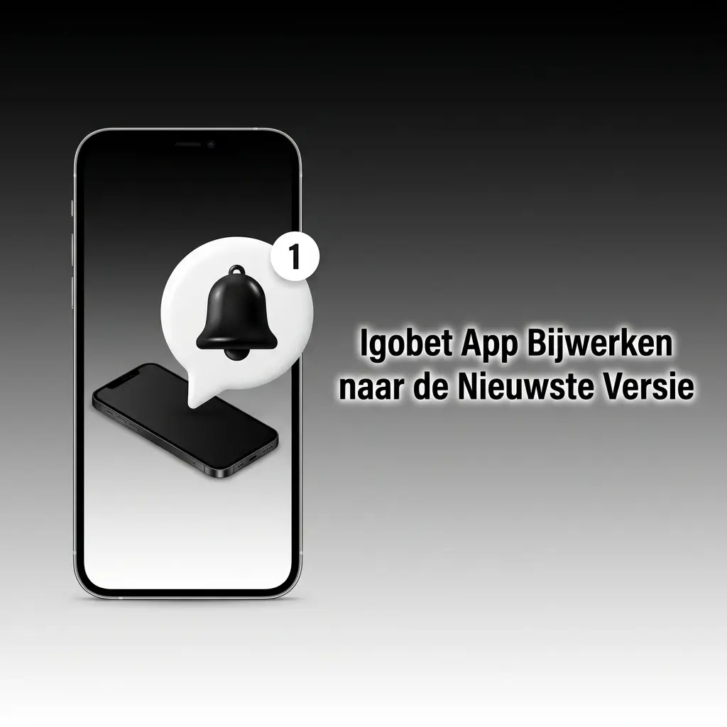 Igobet Progressive Web App update scherm
