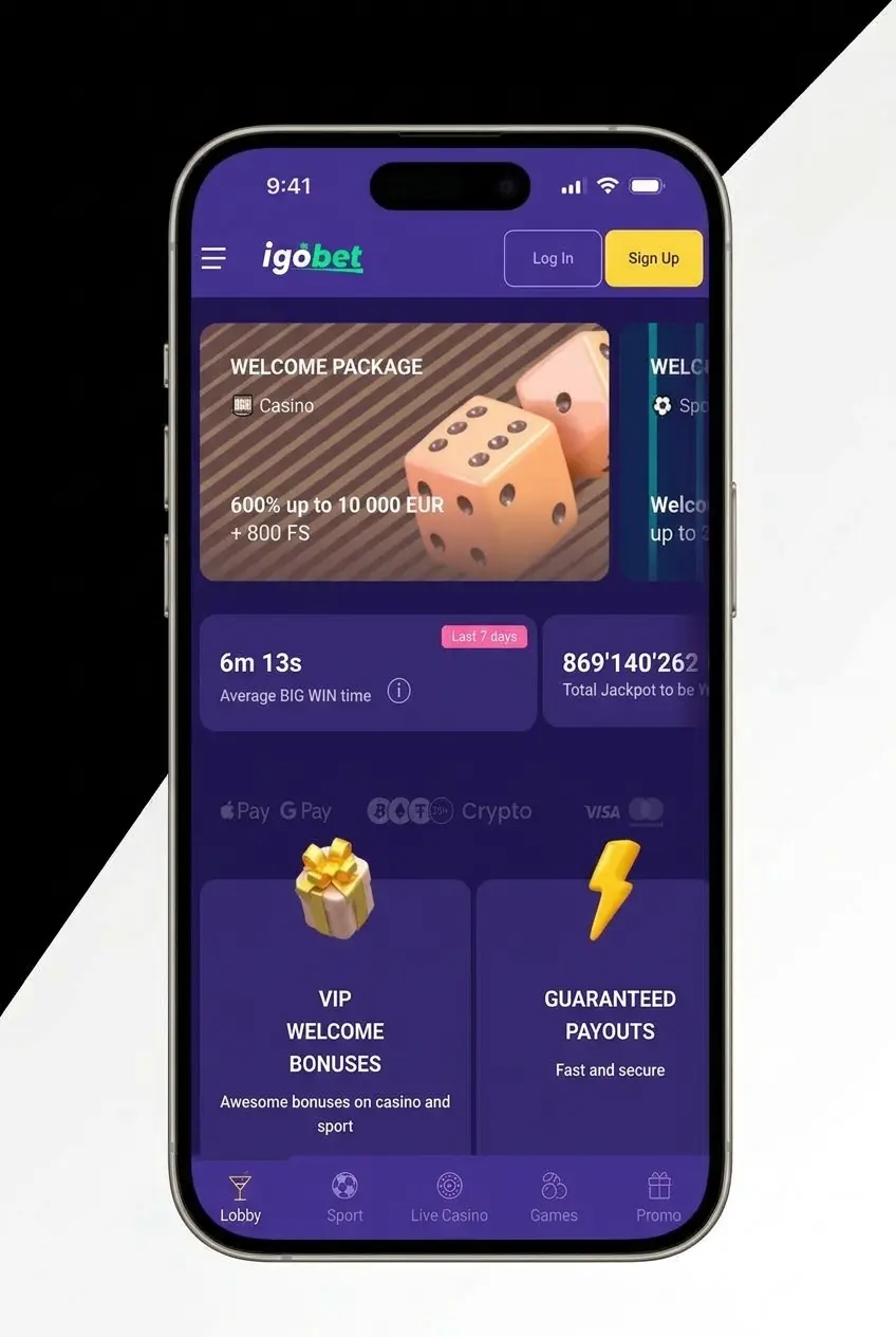 Igobet app installeren op iOS