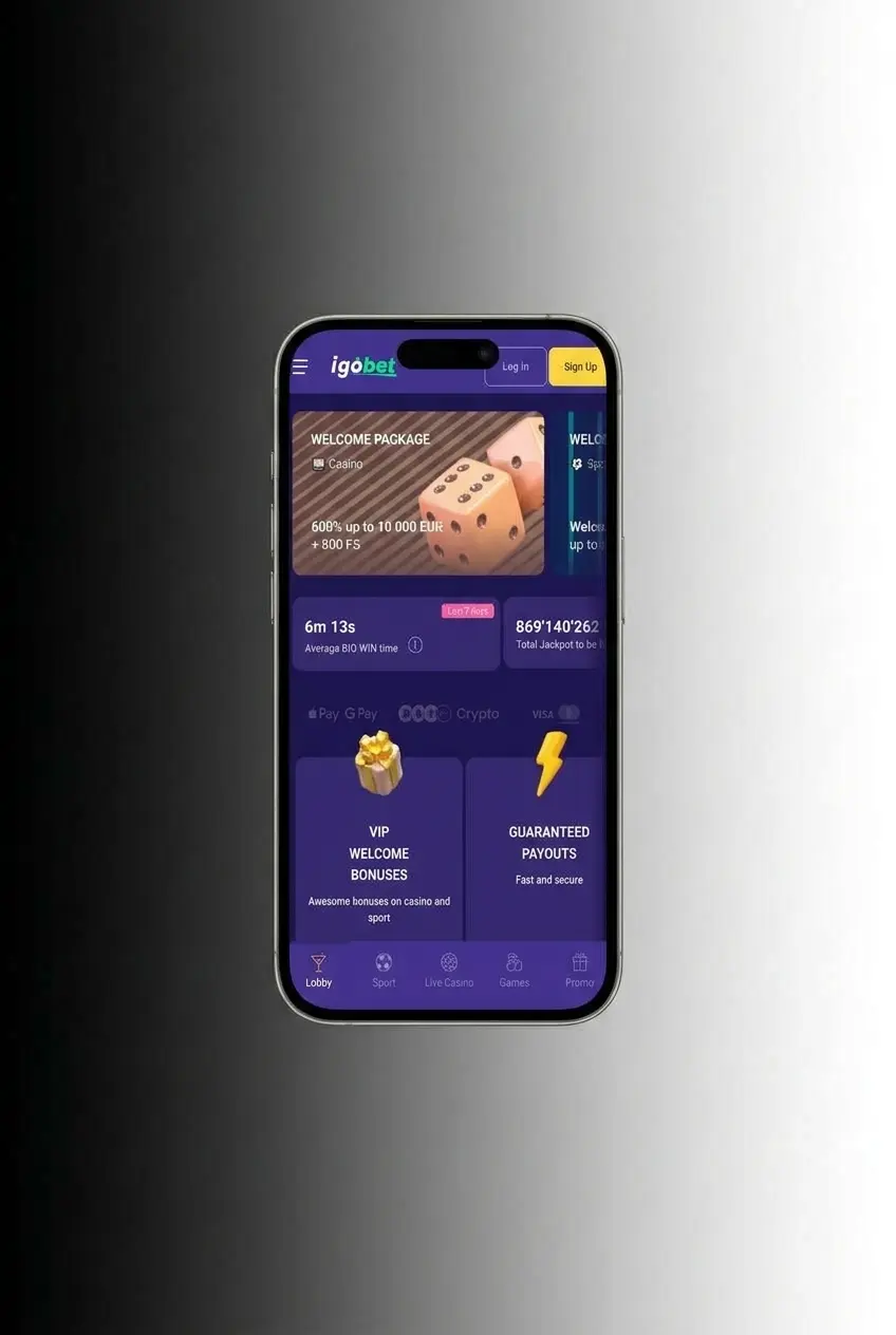 Igobet PWA installatie op iOS