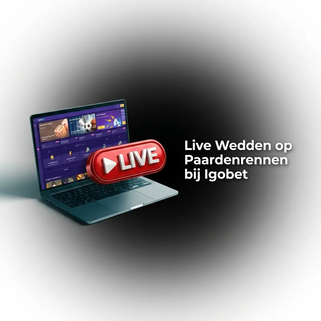 Paardenrace met live wedden bij Igobet