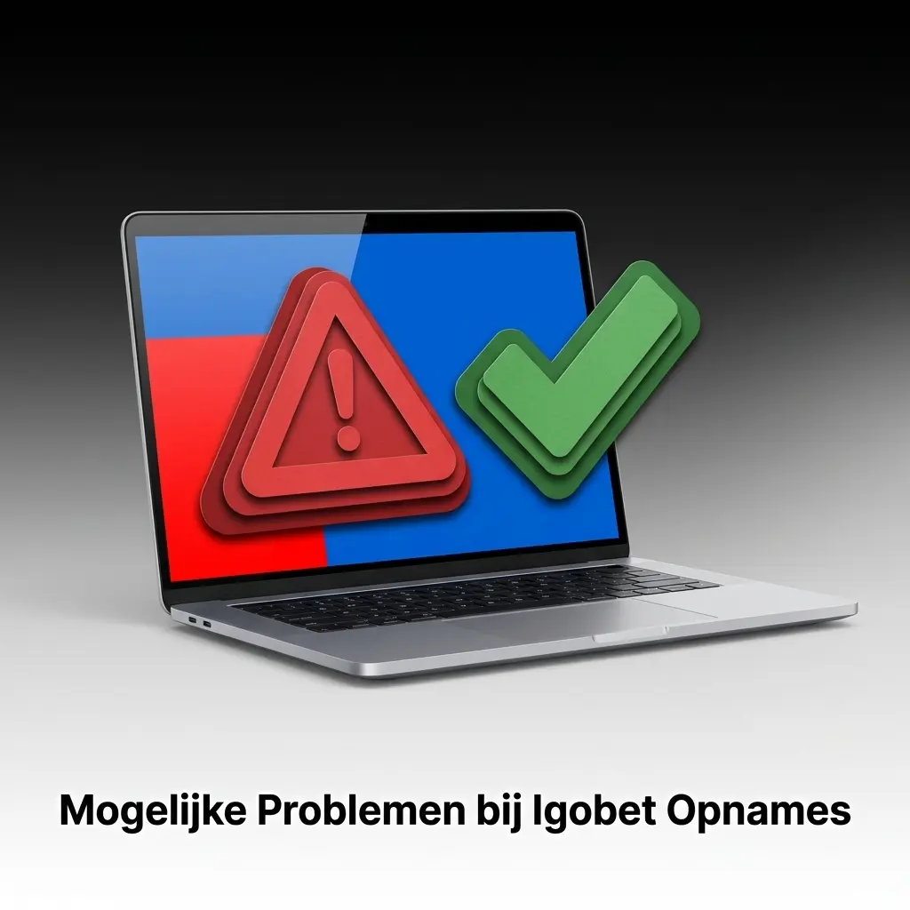 Overzicht van veelvoorkomende opnameproblemen bij Igobet