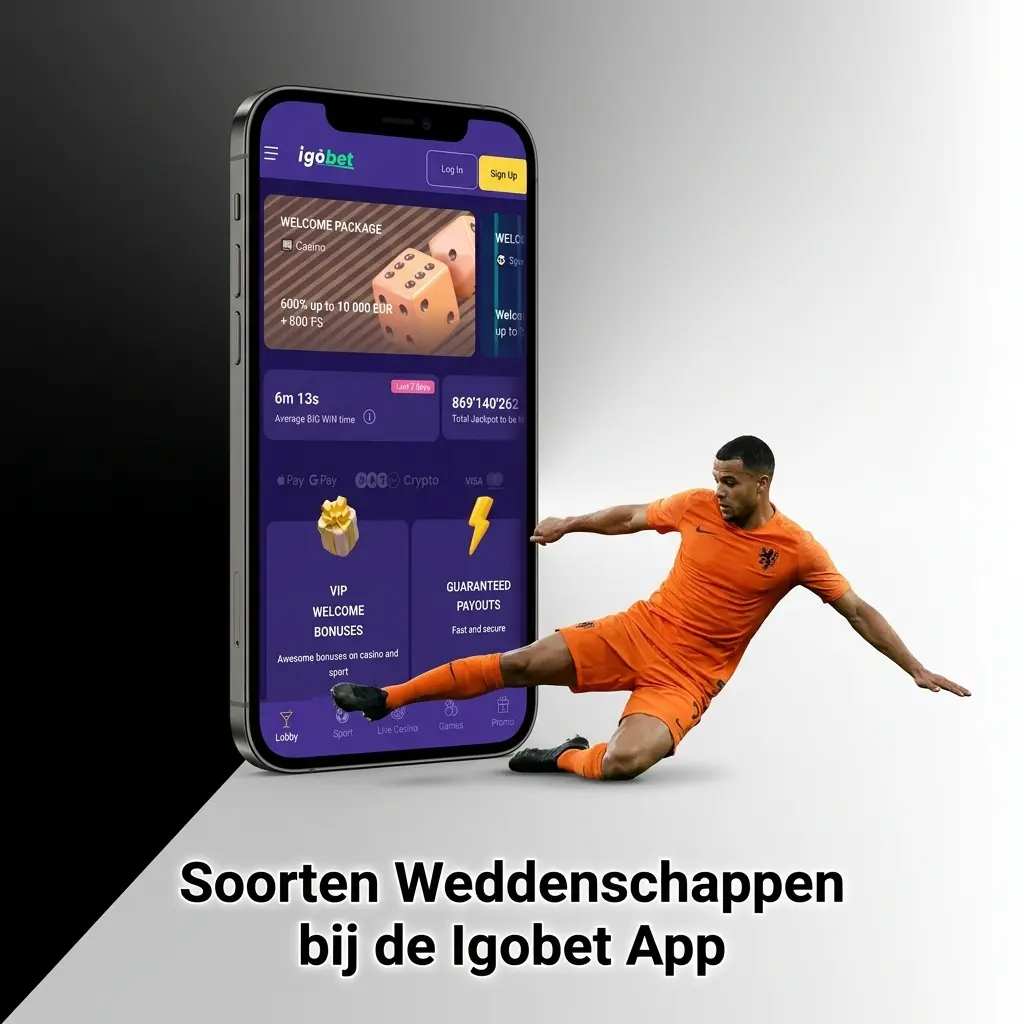 Overzicht van weddenschapstypes bij de Igobet App