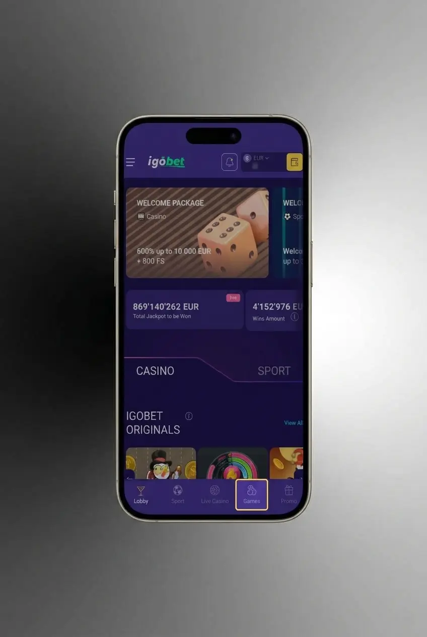 Igobet Aviator login scherm
