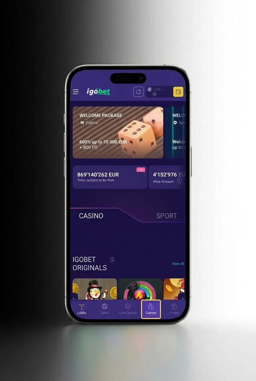 Start met spelen bij Igobet Casino