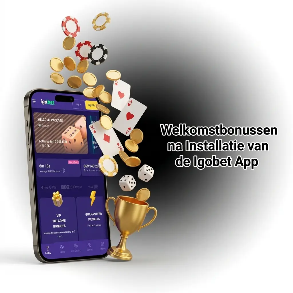 Igobet App welkomstbonus